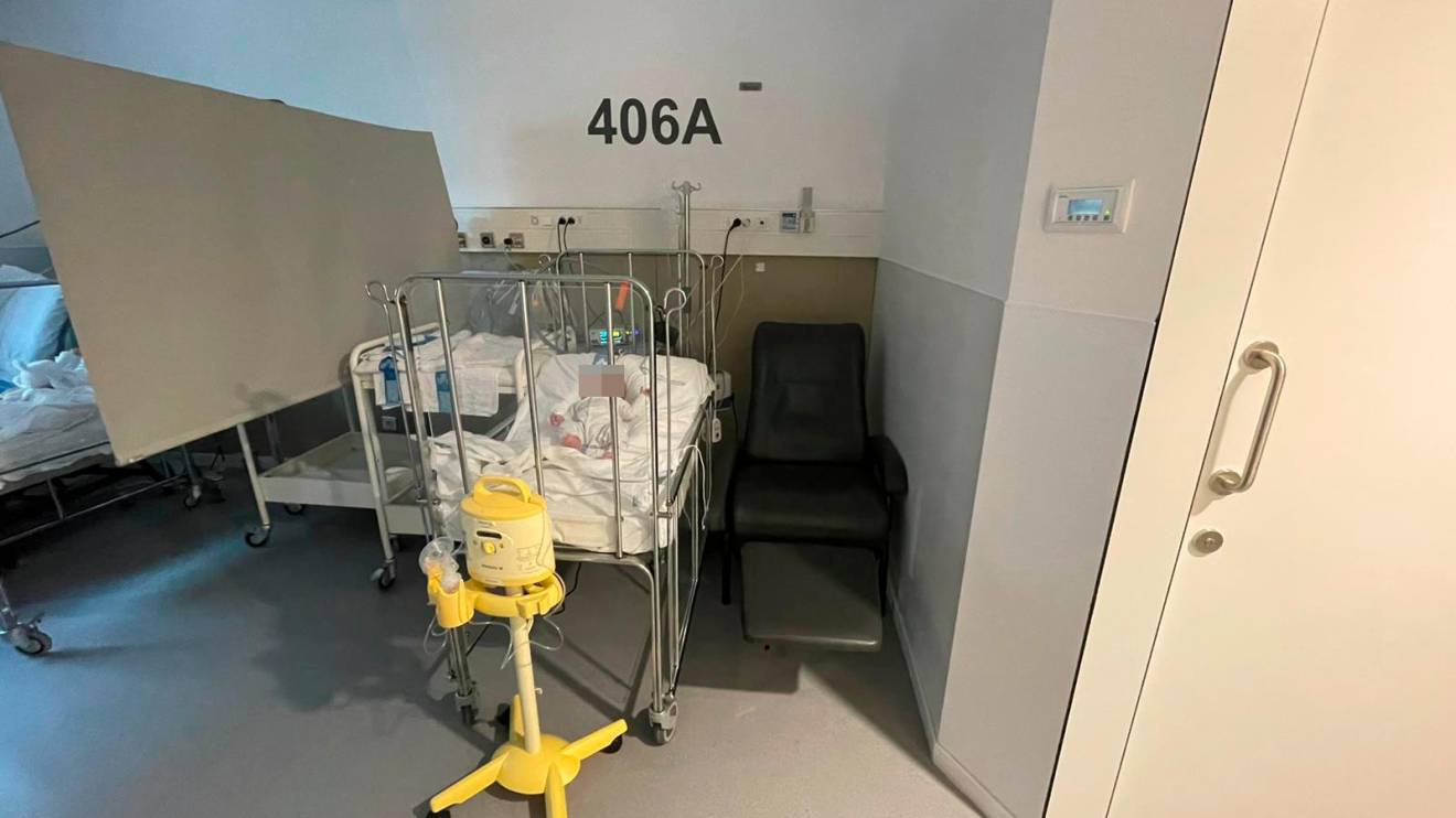 Agueda y su bebé ingresaron en el hospital tarraconense la madrugada del sábado. Foto: Cedida