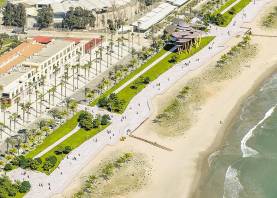 El proyecto del Ministerio para la Transición Ecológica elimina asfalto para ampliar la playa. foto: DT