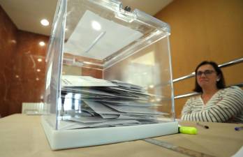 Una urna en unas elecciones anteriores. Foto: Pere Ferré