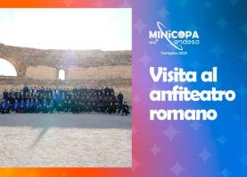 Los participantes de la Minicopa en el Anfiteatro de Tarragona. Foto: ACB