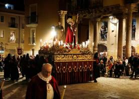 El paso del Sant Ecce-Homo en la procesión de Viernes Santo de 2023. FOTO: pere ferré