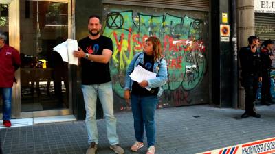 Entrega de firmes a Barcelona. Foto: ACN