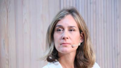 La candidata de Comuns Sumar a presidir la Generalitat, Jéssica Albiach. Foto: ACN
