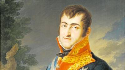Ferran VII retratat per Vicente López Portaña cap a 1814-15. foto: cedida