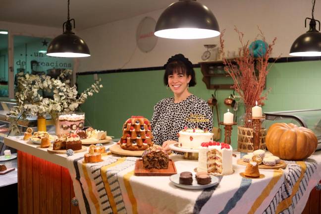 Montse Martínez abrió la pastelería Umamita hace un año . Foto: Alba Mariné