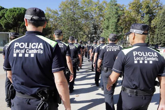 La plantilla de la Policia Local s’incrementarà el pròxim any. Foto: Aj. de Cambrils