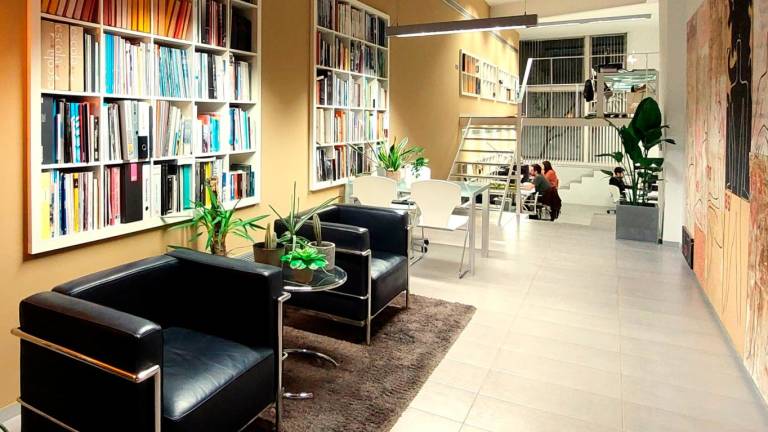 Imagen del interior de las oficinas del estudio de arquitectura, Martin Arquitectura, que dirige Ivan Martin. FOTO: cedida