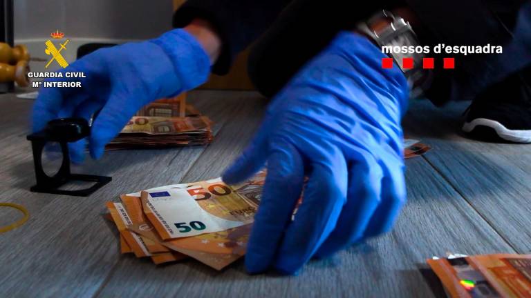 $!Los ‘narcos’ que pagaban la droga con billetes de 500 euros falsos en Tarragona