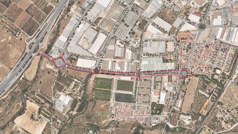 Imagen de la zona por la que pasará la nueva zona ciclable de Reus. Foto: Cedida