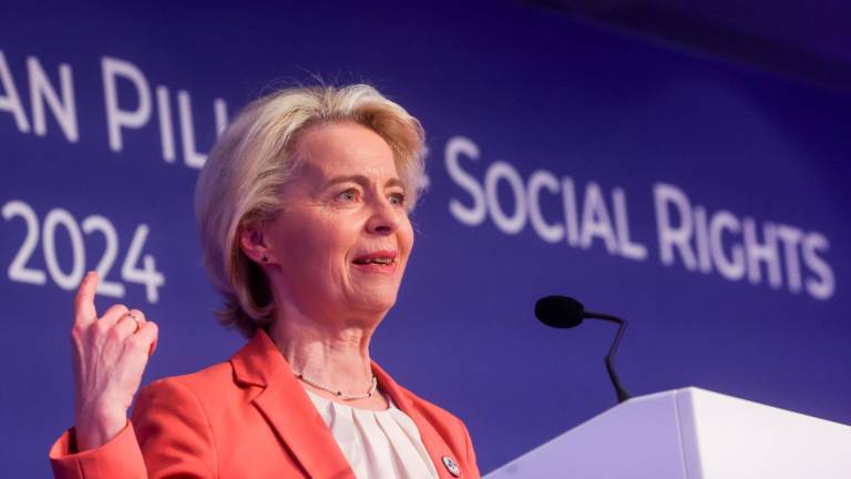 La presidenta de la Comisión Europea, Ursula von der Leyen. FOTO:efe