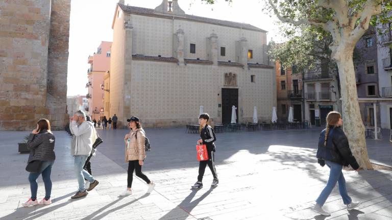 La sede de la Sang y la iglesia de Natzaret se encuentran en la Plaça del Rei. Foto: Pere Ferré