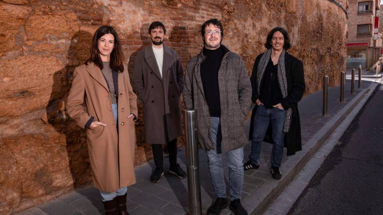 Judit Bardolet, Jesús Miralles, Miquel Jordà y Lluís Castán integran el Quartet Gerhard. FOTO: ÀNGEL ULLATE
