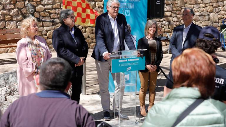 Junts per Catalunya presentó ayer sus cinco primeros integrantes de la candidatura. Foto: Pere Ferré
