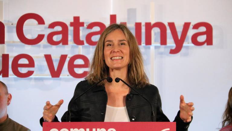 $!La candidata de los Comunes, Jéssica Albiach, ha abierto la campaña en Reus. Foto: ACN
