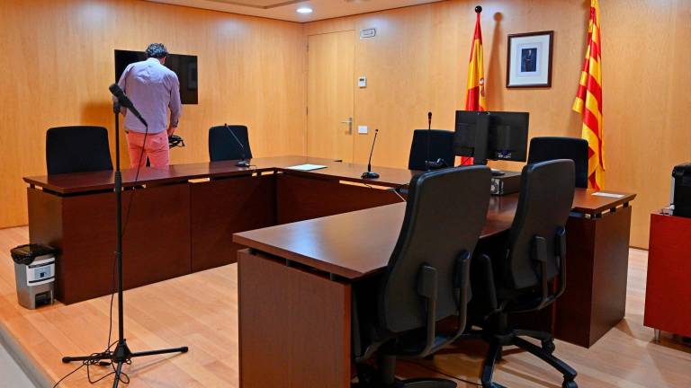 Una sala de vistas de los juzgados de Reus. Foto: Alfredo González