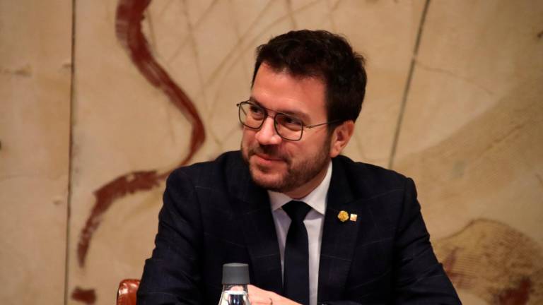 El presidente de la Generalitat en una reunion para aprobar los presupuestos. Foto: Mariona Puig/ACN