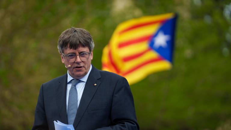 El candidato de JxCat y expresidente de la Generalitat, Carles Puigdemont. Foto: EFE