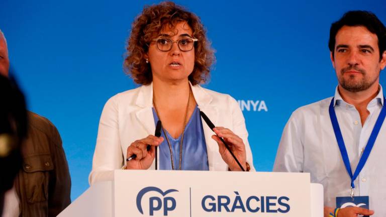 La directora de campaña del Partido Popular, Dolors Montserrat. Foto: Arnau Martínez/ACN