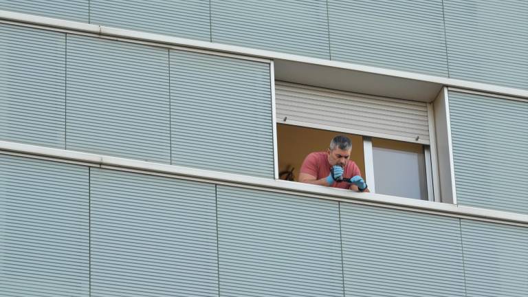 El niño cayó desde un quinto piso en Vitoria. Foto: EFE