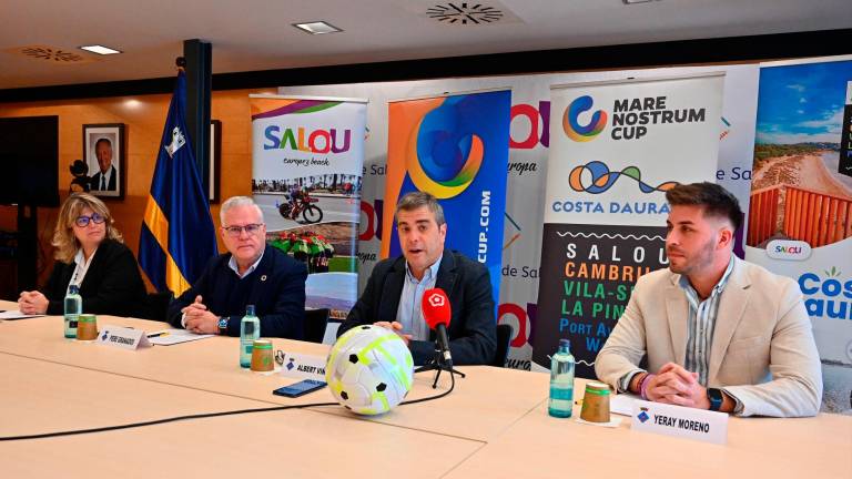 La presentación de la 22 edición de la Mare Nostrum Cup se realizó en el Ajuntament de Salou. Foto: Alfredo González