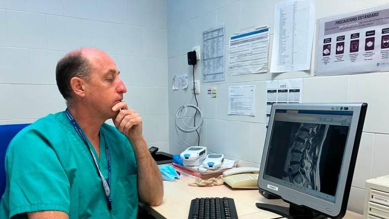 Christian Schinder, traumatólogo del hospital de El Vendrell. Foto: J.M.B