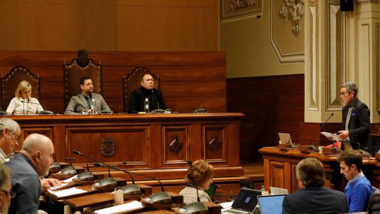 El plenari de l’Ajuntament de Tarragona s’ha celebrat a la seu de la Diputació. Foto: Pere Ferré