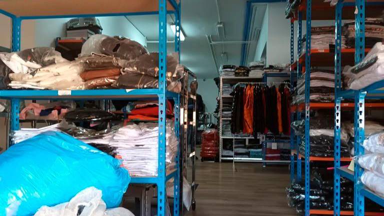 La ropa estaba en el garaje de la casa. Foto: Guardia Civil