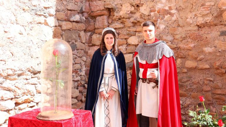 Enguany, Aina Martí serà la Princesa i Jordi Caylà farà el paper de Sant Jordi. Foto: Roser Urgell