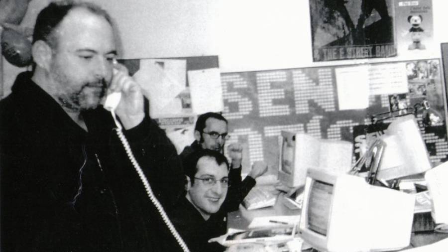 El periodista Jordi Gago, cuando trabajaba en el programa La Cosa Nostra