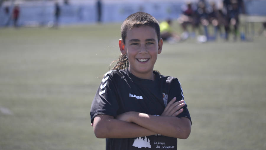 Francisco Javier forma parte del Fútbol Base La Floresta, donde se siente arropado. FOTO: CEDIDA