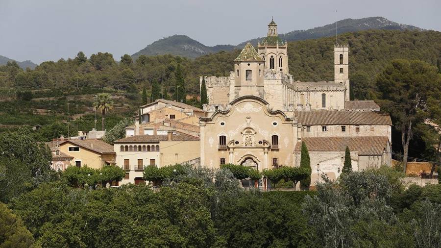 El monestir de Santes Creus és en el camí de l’aigua de la Brufaganya cap a Tarragona. FOTO: PERE FERRÉ/dt