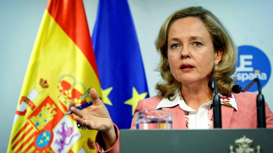 La ministra española de Economía, Nadia Calviño. Foto: EFE