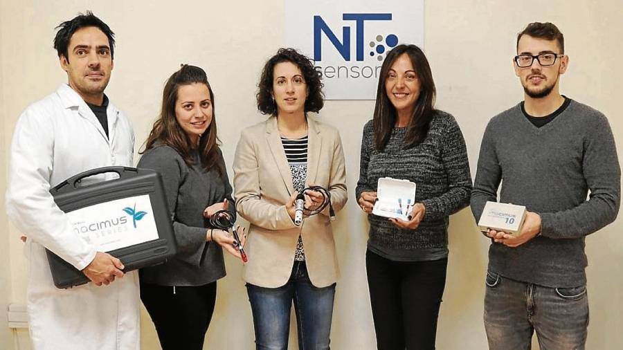La empresa NT Sensors nació de una idea surgida del grupode investigación en Quimiometria Qualimetria i Nanosensors de la URV. FOTO: dt
