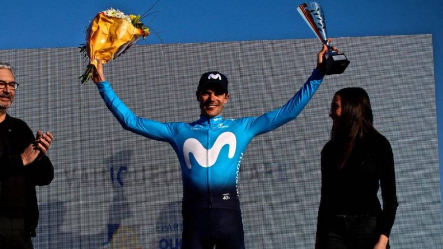 Edu Prades triunfa en el Movistar Team en el Tour de Provenza. Foto: Movistar Team