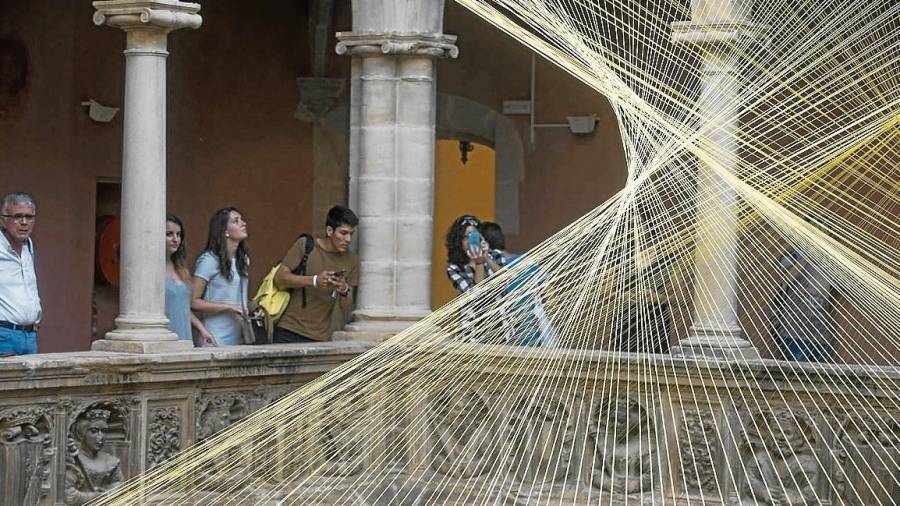 Imatge d’una edició anterior del festival, al pati dels Reials Col·legis de Tortosa. FOTO: Joan Revillas