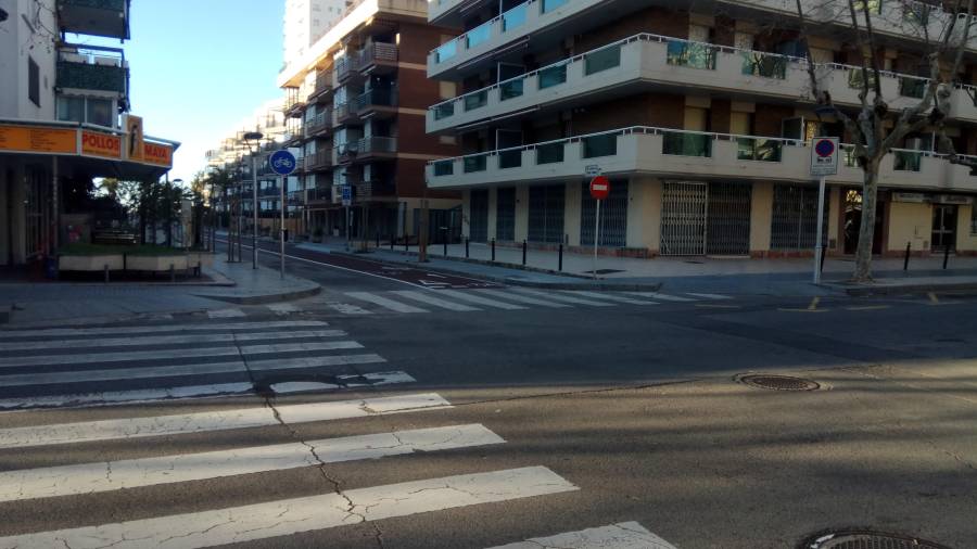 A banda de la vorera, també es millorarà la cruïlla de Josep Carner amb carrer Major. FOTO: Aj. Salou
