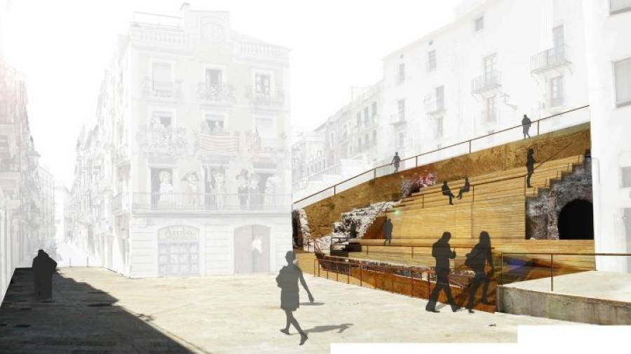 Recreació de com quedará l'obra. Foto: Ajuntament de Tarragona