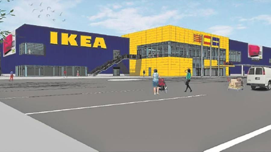 iImagen virtual del aspecto que ofrecerá el futuro centro comercial de IKEA