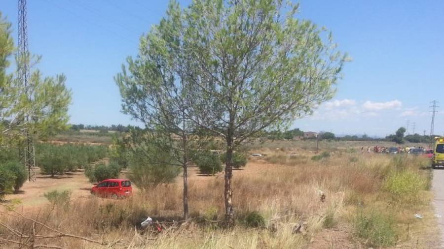 Atropello mortal ocurrido el pasado 24 de julio en Vila-seca por un conductor sin carnet. Foto: DT