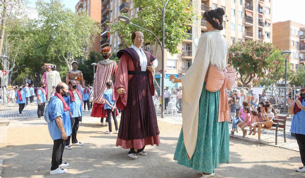 El Seguici balla al Passeig de Misericòrdia de Reus