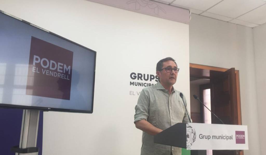 Oscar Blasco (Podemos) deja el Ayuntamiento de El Vendrell