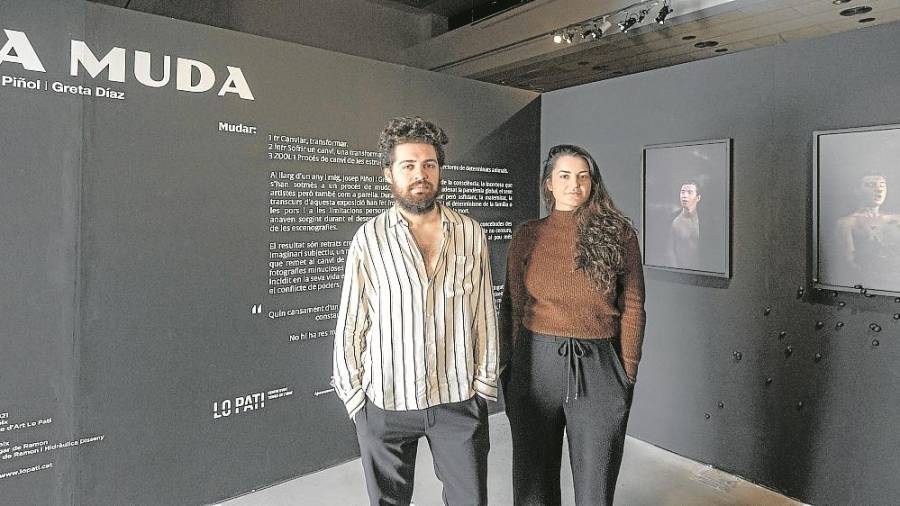 Els artistes audiovisuals Josep Piñol i Greta Díaz. Foto: J. Revillas