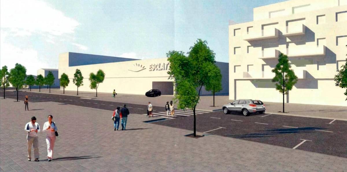 El supermercado estará a pie de la rambla Mossèn Jaume Tobella. El supermercado estará a pie de la rambla Mossèn Jaume Tobella.