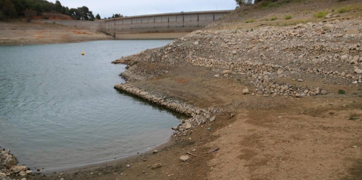 Imatge de la reserva d’aigua a Riudecanyes, daquest 13 de maig. FOTO: ACN Imatge de la reserva d’aigua a Riudecanyes, daquest 13 de maig. FOTO: ACN