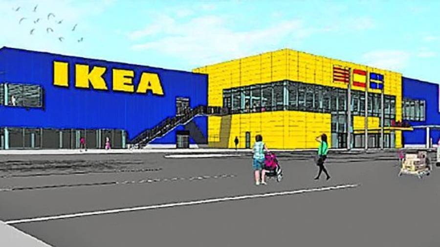 Imagen virtual del aspecto que ofrecerá la futura tienda que IKEA abrirá en la ciudad de Tarragona. Foto: Cedida
