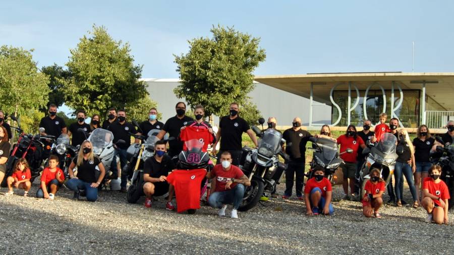 El Moto Club Barenys abandera un proyecto de apoyo a Superpao. FOTO: Cedida