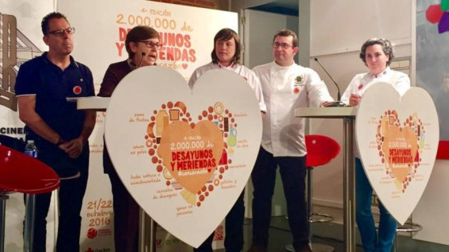Acto de presentación de la campaña. FOTO: Facebook ACYRE - Asociación de Cocineros y Reposteros de Madrid
