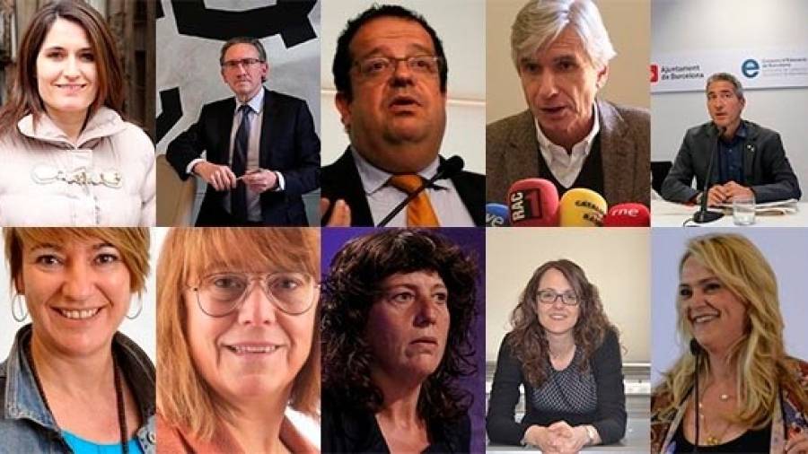 Imagen de los 14 consellers del Parlament de Catalunya. DT