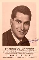 Autògraf de Francisco Garrido en una fotografia promocional d’un programa de Radio Tarragona.