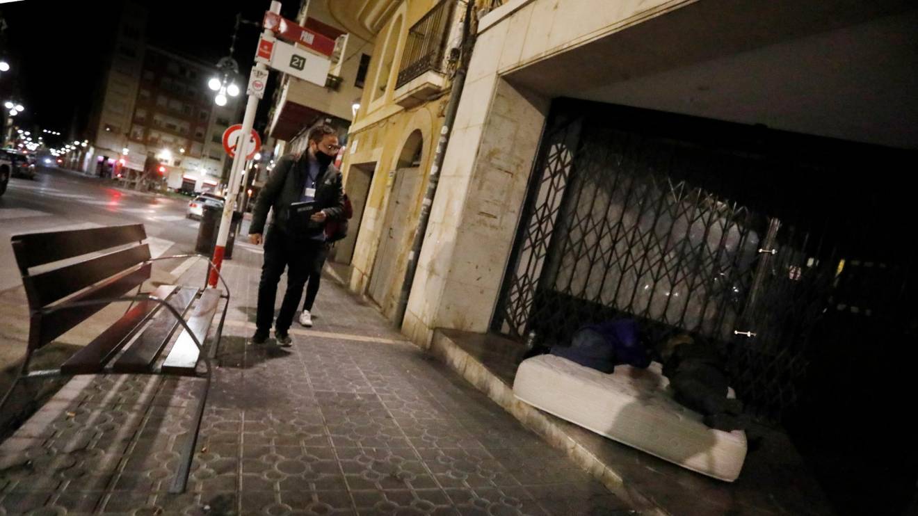 Tarragona realiza un censo de personas sin techo; ahora prestará atención al nuevo fenómeno. Foto: P. Ferré/DT